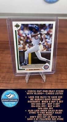 Cheap Sneaks Footwear/Sports Cards Baseball Card Andre Dawson 1991 Upper Deck #454c Chicago Cubs