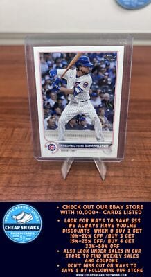 Cheap Sneaks Footwear/Sports Cards Baseball Card Andrelton Simmons 2022 Topps Update #US87 Chicago Cubs