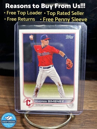 Cheap Sneaks Footwear/Sports Cards Baseball Card Andres Gimenez 2022 Topps Series 2 Cleveland Guardians Baseball Card#5