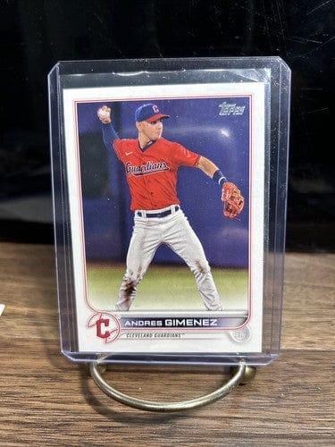 Cheap Sneaks Footwear/Sports Cards Baseball Card Andres Gimenez 2022 Topps Series 2 Cleveland Guardians Baseball Card#5