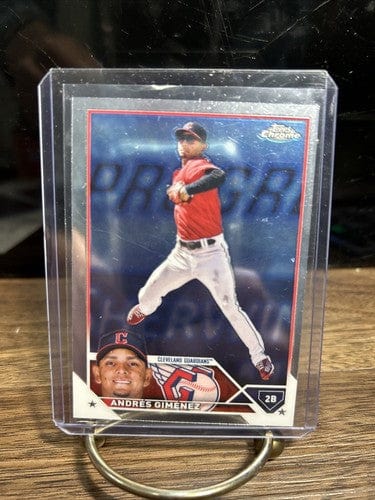 Cheap Sneaks Footwear/Sports Cards Baseball Card Andres Gimenez 2B 2023 Topps Chrome Cleveland Guardians Baseball Card#