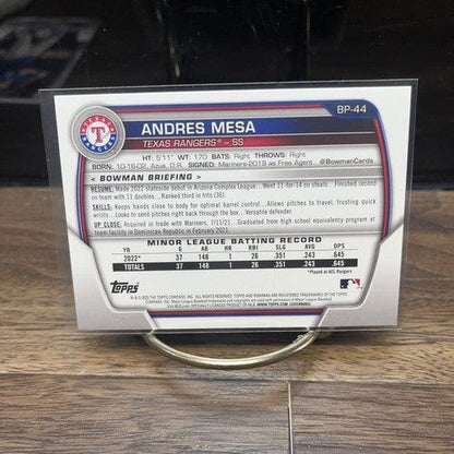 Cheap Sneaks Footwear/Sports Cards Baseball Card Andres Mesa - 2023 Bowman Paper Prospect 1st Bowman BP-44