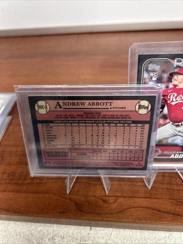 Cheap Sneaks Footwear/Sports Cards Baseball Card Andrew Abbott RC 2024 Topps Chrome Mega/Mojo,2024 Topps Reds