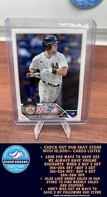 Cheap Sneaks Footwear/Sports Cards Baseball Card Andrew Benintendi 2023 Topps #197 New York Yankees