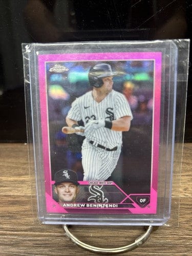 Cheap Sneaks Footwear/Sports Cards Baseball Card Andrew Benintendi 2023 Topps Chrome Pink Refractor #180 Chicago White