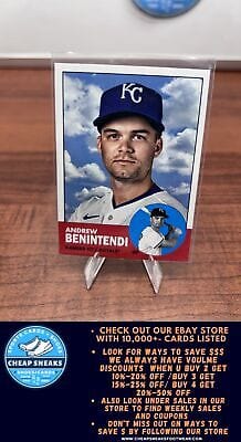 Cheap Sneaks Footwear/Sports Cards Baseball Card Andrew Benintendi SN 2022 Topps Archives Red #48 Kansas City Royals
