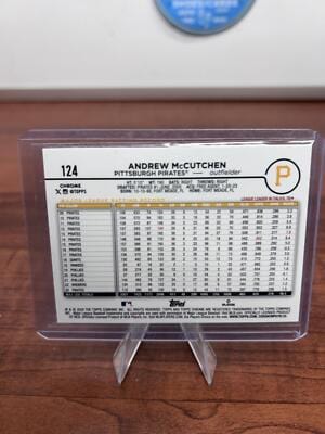 Cheap Sneaks Footwear/Sports Cards Baseball Card Andrew McCutchen 2024 Topps Chrome Logofractor Edition #124 Pittsburgh