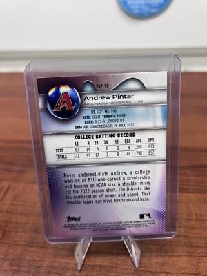 Cheap Sneaks Footwear/Sports Cards Baseball Card Andrew Pintar 2023 Bowman Platinum #TOP-98 Top Prospects Diamondbacks