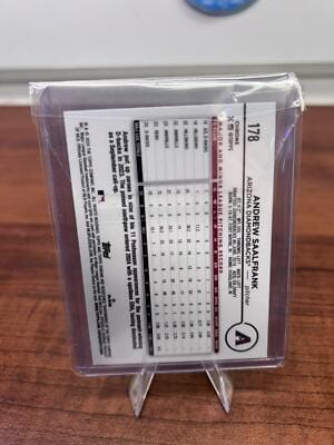 Cheap Sneaks Footwear/Sports Cards Baseball Card Andrew Saalfrank (RC) 2024 Topps Chrome #178 Magenta Speckle Refractor