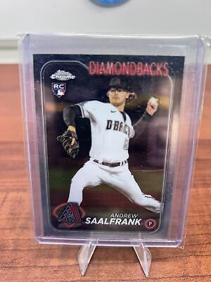 Cheap Sneaks Footwear/Sports Cards Baseball Card Andrew Saalfrank (RC) 2024 Topps Chrome Rookie Baseball Card #178 Diam