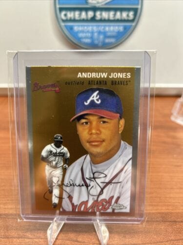 Cheap Sneaks Footwear/Sports Cards Baseball Card Andruw Jones 2023 Topps Chrome Platinum  #17 Atlanta  Braves