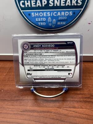 Cheap Sneaks Footwear/Sports Cards Baseball Card Andy Acevedo 2023 1st Bowman Chrome Mojo/Mega Refractor #BCP-237 Natio