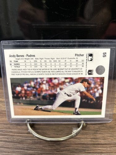 Cheap Sneaks Footwear/Sports Cards Baseball Card Andy Benes Rookie 1990 Upper Deck San Diego Padres RC Baseball Card #5
