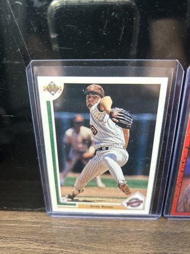Cheap Sneaks Footwear/Sports Cards Baseball Card Andy Benes Rookie Card Lot (2) 1990 Donruss #41 (RC) 1991 Upper Deck #