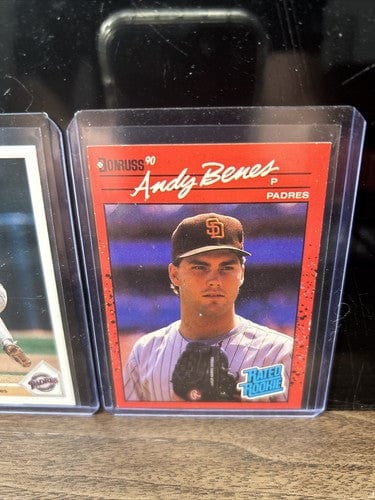 Cheap Sneaks Footwear/Sports Cards Baseball Card Andy Benes Rookie Card Lot (2) 1990 Donruss #41 (RC) 1991 Upper Deck #