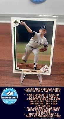 Cheap Sneaks Footwear/Sports Cards Baseball Card Andy Hawkins 1991 Upper Deck #333 New York Yankees