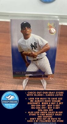 Cheap Sneaks Footwear/Sports Cards Baseball Card Andy Stankiewicz 1993 Ultra #249 New York Yankees