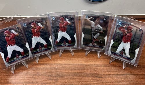 Cheap Sneaks Footwear/Sports Cards Baseball Card Angel 1st Bowman Lot (5) 3 Jorge Ruiz,De’ Jesus, Minnacci