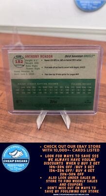 Cheap Sneaks Footwear/Sports Cards Baseball Card Anthony Rendon 2023 Topps Chrome Platinum Anniversary Refractor #182 A
