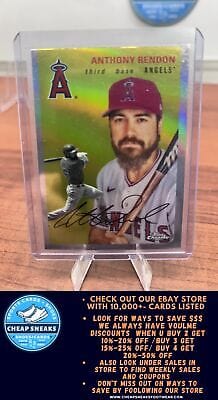 Cheap Sneaks Footwear/Sports Cards Baseball Card Anthony Rendon 2023 Topps Chrome Platinum Anniversary Refractor #182 A