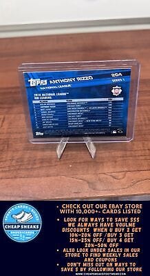 Cheap Sneaks Footwear/Sports Cards Baseball Card Anthony Rizzo 2017 Topps All-Star Game 2017 #204 Chicago Cubs