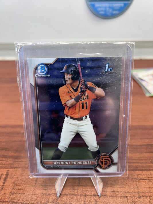Cheap Sneaks Footwear/Sports Cards Baseball Card Anthony Rodriguez 2022 Bowman Chrome Prospects #BCP-26 San Francisco G