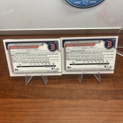 Cheap Sneaks Footwear/Sports Cards Baseball Card Antonio Anderson 2024 Bowman Prospects #BP-20 Boston Red Sox 1st Bowma