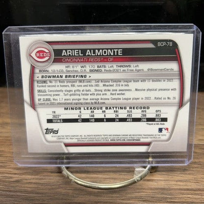 Cheap Sneaks Footwear/Sports Cards Baseball Card Ariel Almonte 2023 1st Bowman Chrome Cincinnati Reds Baseball Card #BC