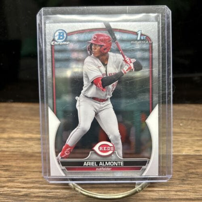 Cheap Sneaks Footwear/Sports Cards Baseball Card Ariel Almonte 2023 1st Bowman Chrome Cincinnati Reds Baseball Card #BC