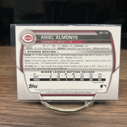 Cheap Sneaks Footwear/Sports Cards Baseball Card Ariel Almonte 2023 1st Bowman Cincinnati Reds Baseball Card#BP-78