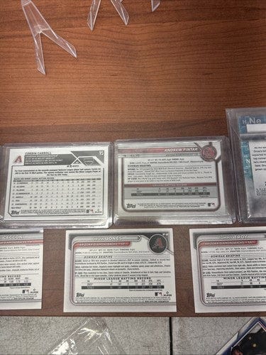 Cheap Sneaks Footwear/Sports Cards Baseball Card Ariz Diamondbacks Corbin Carroll 2023 Topps Chrome RC/Ryan Nelson RC R