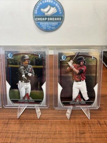 Cheap Sneaks Footwear/Sports Cards Baseball Card Arizona Diamondbacks 2023 /2024 Bowman Chrome Lot Troy,Hurley,C. Cerda