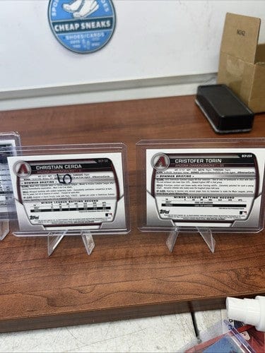 Cheap Sneaks Footwear/Sports Cards Baseball Card Arizona Diamondbacks 2023 /2024 Bowman Chrome Lot Troy,Hurley,C. Cerda