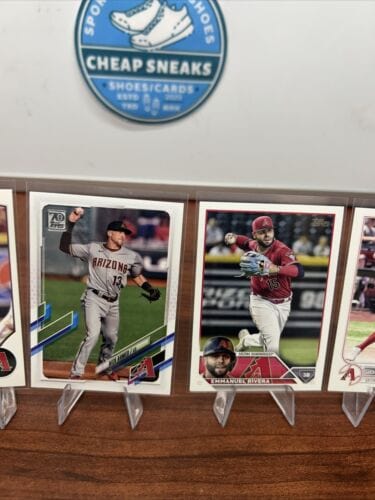 Cheap Sneaks Footwear/Sports Cards Baseball Card Arizona Diamondbacks  Lot(6) 2021-22-23 Topps Series Topps Update/2023