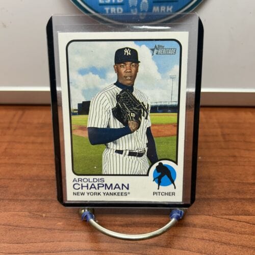 Cheap Sneaks Footwear/Sports Cards Baseball Card Aroldis Chapman 2022 Topps Heritage New York Yankees #287 Card