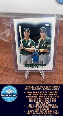 Cheap Sneaks Footwear/Sports Cards Baseball Card Athletics Leaders 1988 Topps #759 Oakland Athletics