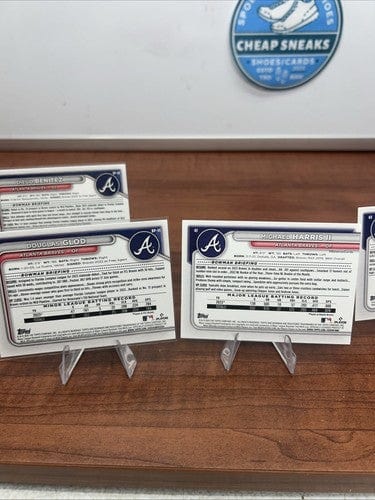 Cheap Sneaks Footwear/Sports Cards Baseball Card Atlanta Braves 2024 Bowman Base Paper  1st Bowman Prospect And Team Lo