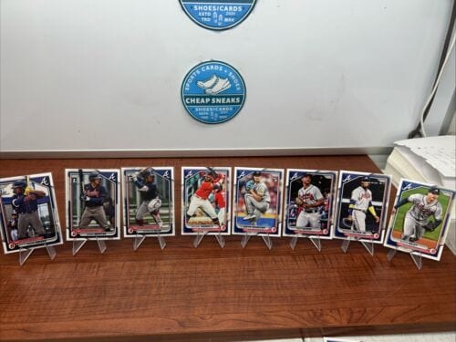 Cheap Sneaks Footwear/Sports Cards Baseball Card Atlanta Braves 2024 Bowman Base Paper  1st Bowman Prospect And Team Lo