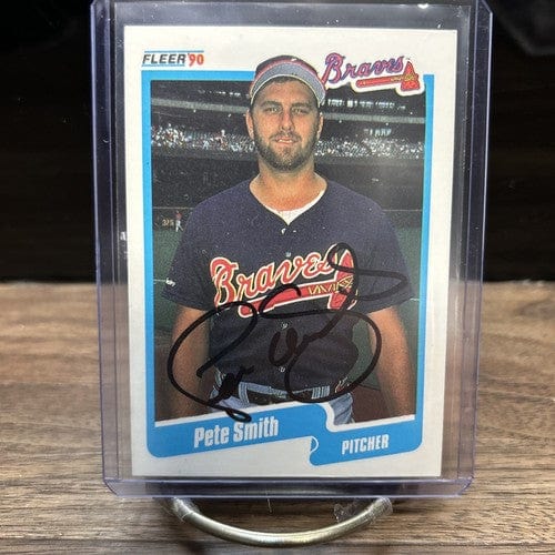 Cheap Sneaks Footwear/Sports Cards Baseball Card Atlanta Braves PETE SMITH Signed Card