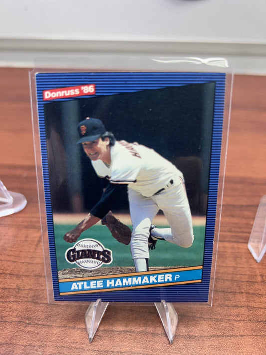 Cheap Sneaks Footwear/Sports Cards Baseball Card Atlee Hammaker 1986 Donruss #445 San Francisco Giants