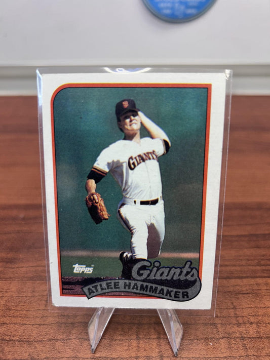 Cheap Sneaks Footwear/Sports Cards Baseball Card Atlee Hammaker 1989 Topps #572 San Francisco Giants