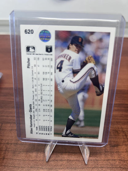 Cheap Sneaks Footwear/Sports Cards Baseball Card Atlee Hammaker 1990 Upper Deck #620 San Francisco Giants