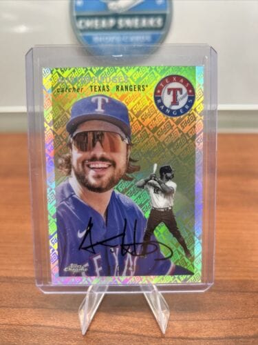 Cheap Sneaks Footwear/Sports Cards Baseball Card AUSTIN HEDGES 2023 Topps Chrome Platinum Anniversary Logofractor 073/4