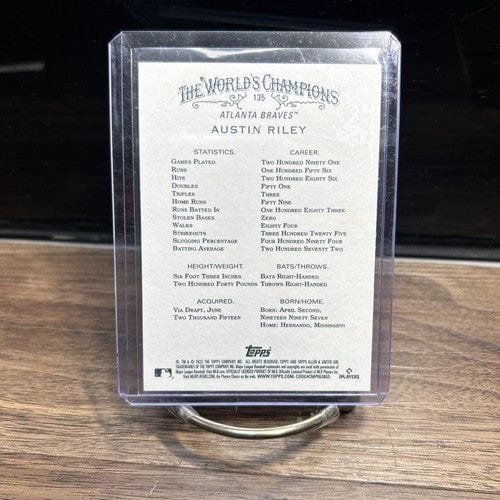 Cheap Sneaks Footwear/Sports Cards Baseball Card Austin Riley Card