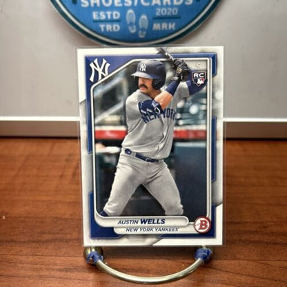 Cheap Sneaks Footwear/Sports Cards Baseball Card Austin Wells 2024 Bowman RC Card #87 New York Yankees