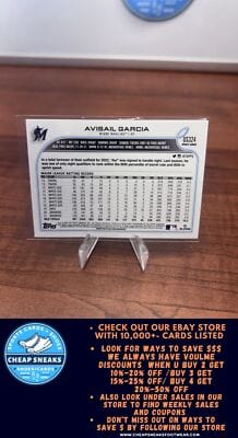 Cheap Sneaks Footwear/Sports Cards Baseball Card Avisail Garcia 2022 Topps Update #US324 Miami Marlins