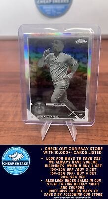 Cheap Sneaks Footwear/Sports Cards Baseball Card Avisail García 2023 Topps Chrome Negative Refractor #35 Miami Marlins