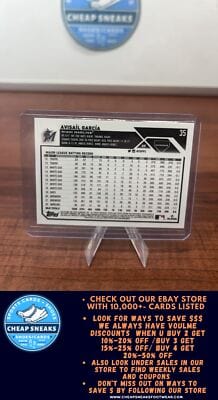 Cheap Sneaks Footwear/Sports Cards Baseball Card Avisail García 2023 Topps Chrome Sepia Refractor #35 Miami Marlins