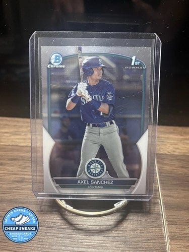 Cheap Sneaks Footwear/Sports Cards Baseball Card Axel Sanchez 2023 Bowman Chrome 1st #BCP-73 Seattle Mariners