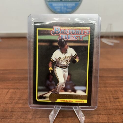 Cheap Sneaks Footwear/Sports Cards Baseball Card BARRY BONDS 1992 Topps McDonald's Best GOLD Insert #12 of 44. Pirates